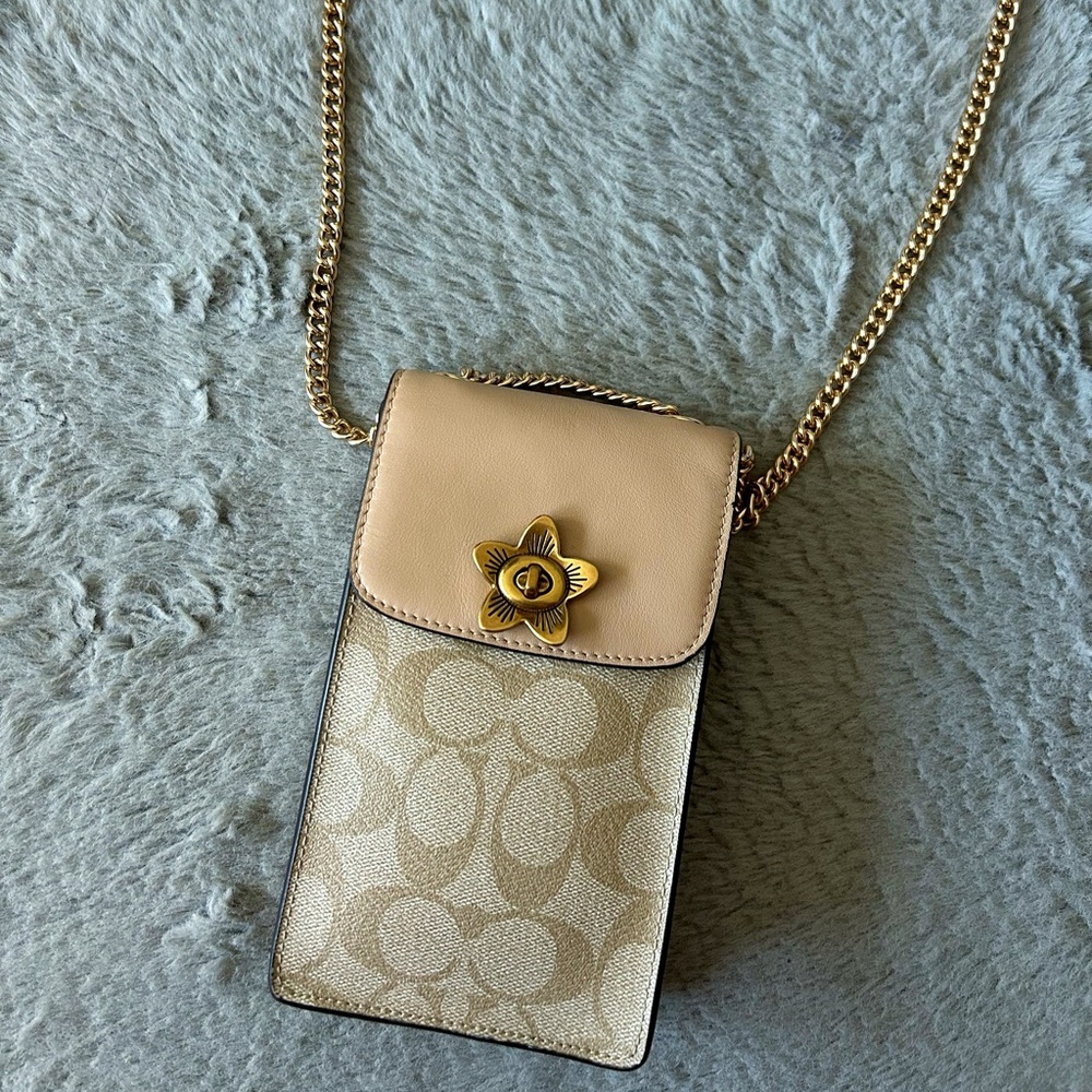 Coach north south crossbody bag